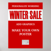 Verkauf der Winterabwicklung Poster (Vorne)