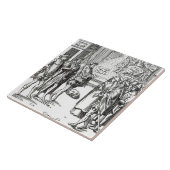 Verkauf durch Stadtausrufer, nach einem Fliese (Seite)