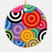 VERKAUF! - Ein Friedliches Thema - Friedenszeichen Keramikornament (Hinten)