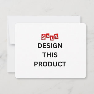 VERKAUF! Einladung - 4,25" x 5,5" - kundenspezifis