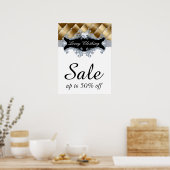 Verkauf Einzelhandel Mode Schmuck Poster getuftes  (Küche)