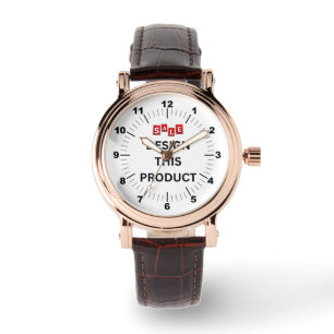 VERKAUF! Frauenwache - Personalisierter Platz brau Armbanduhr