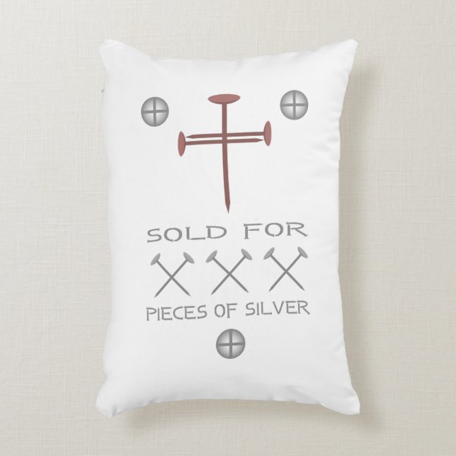 Verkauf für 30 Stück Silber Dekokissen (Vorderseite(Vertikal))