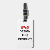 VERKAUF! Gepäckmarke - Doppelseitig - kundenspezif Gepäckanhänger (Vorderseite vertikal)