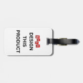 VERKAUF! Gepäckmarke - Doppelseitig - kundenspezif Gepäckanhänger (Rückseite horizontal)