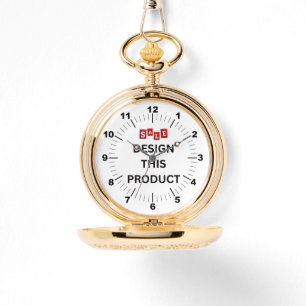 VERKAUF! Gold Pocket Watch - Personalisiert Armbanduhr