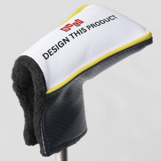 VERKAUF! Golf Putter Head Cover - Gelber Schnitt - Headcover