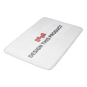 VERKAUF! Große Badematte - Custom (Schrägansicht)