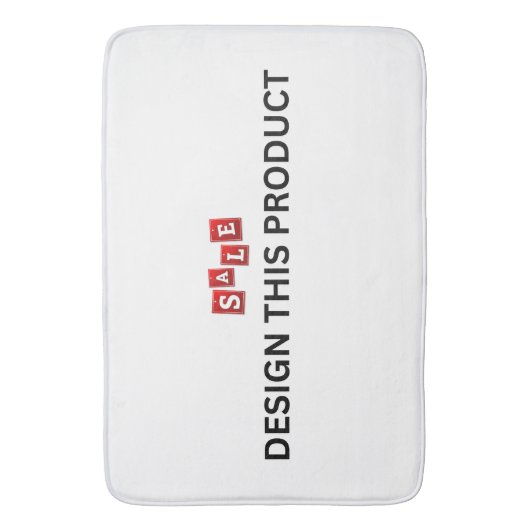 VERKAUF! Große Badematte - Custom (Vorderseite Vertikal)