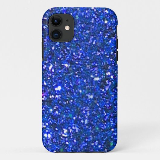 VERKAUF herrlicher blauer Glitzer iPhone 5 Kasten Case-Mate iPhone Hülle (Rückseite)
