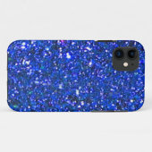 VERKAUF herrlicher blauer Glitzer iPhone 5 Kasten Case-Mate iPhone Hülle (Rückseite (Horizontal))