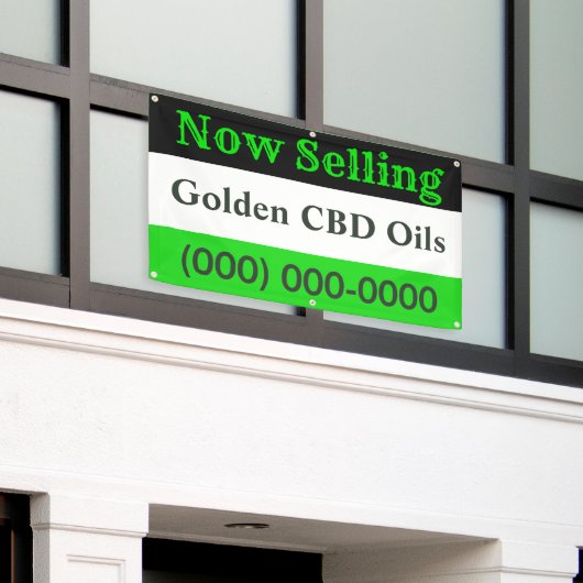 Verkauf im Außenbereich der CBD 5' Banner (Äußeres Gebäude)