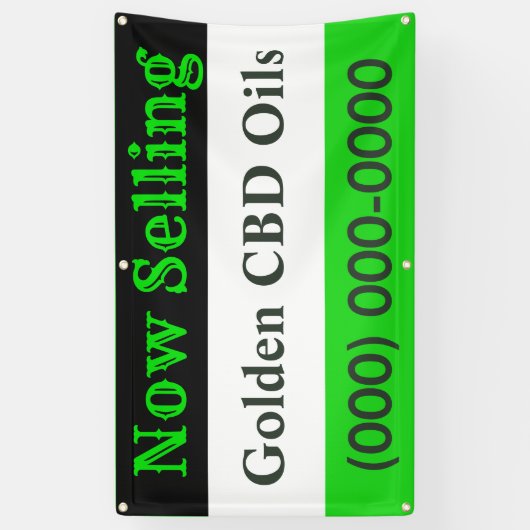 Verkauf im Außenbereich der CBD 5' Banner (Vertikal)