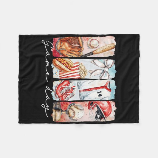 Verkauf Mama Coquette Bow Game Day Mama Mutter 8 Fleecedecke (Vorderseite (Horizontal))