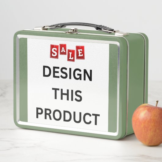 VERKAUF! Metal Lunchbox - grün - Custom (Beispiel)