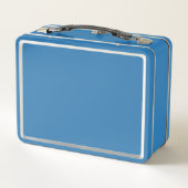 VERKAUF! Metal Lunchbox - Light Blue - Custom (Rückseite)