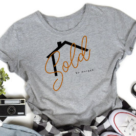 Verkauf nach Namen Real Anwesen Agent T-Shirt