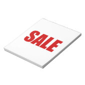 VERKAUF NOTIZBLOCK (Rotiert)