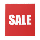 VERKAUF NOTIZBLOCK (Vorderseite)