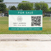 Verkauf oder offenes Haus | Real Anwesen QR Code G Banner (Insitu)