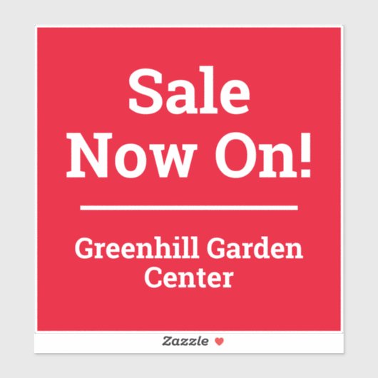 Verkauf oder Verkauf Aufkleber (Blatt)