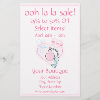 Verkauf - ooh la la la! flyer
