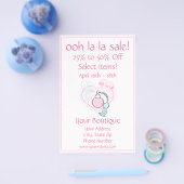 Verkauf - ooh la la la! flyer (Einzeln)
