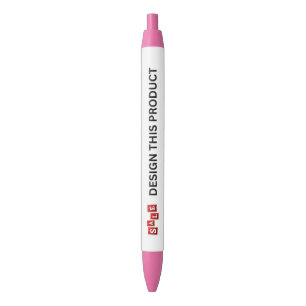 VERKAUF! Pen - Rote Tinte - Zoll - Rosa - Set 2 Kugelschreiber