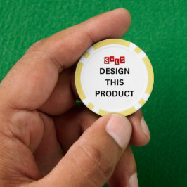 VERKAUF! Poker-Chips - Gelb- kundenspezifisch Pokerchips