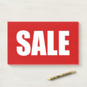 VERKAUF POST-IT KLEBEZETTEL (Auf Schreibtisch)