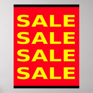 Verkauf Poster