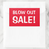 VERKAUF! RECHTECKIGER AUFKLEBER (Tasche)