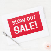 VERKAUF! RECHTECKIGER AUFKLEBER (Umschlag)