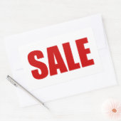 VERKAUF REKTANGULAR STICKER (Umschlag)