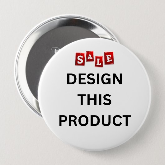 VERKAUF! Round-Button - Riesig, 14 Zoll - Benutzer Button (Vorne & Hinten)