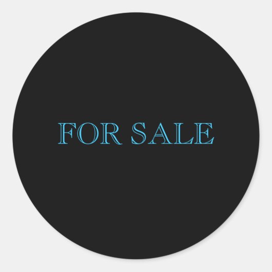 VERKAUF RUNDER AUFKLEBER (Vorderseite)