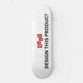 VERKAUF! Skateboard Deck - 8 1/4" - Custom (Vorderseite)