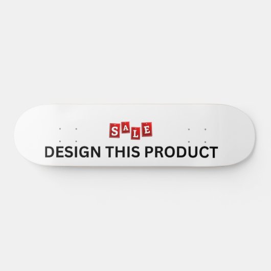 VERKAUF! Skateboard Deck - 8 1/8" - Custom (Horizontal)