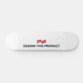 VERKAUF! Skateboarddecke - 7 3/4" - Benutzerdefini Skateboard (Horizontal)