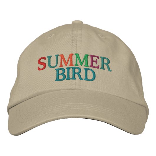 Verkauf! Summer Bird Cap by SRF Bestickte Kappe (Vorderseite)