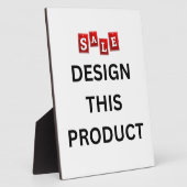 VERKAUF! Tabletop Plaque mit Easel 8x10 - Custom Fotoplatte (Seite)