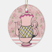 Verkauf! Tea Time Keramikornament (Links)