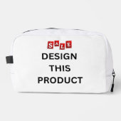 VERKAUF! Toilettenbeutel - 9,5"x8"x3,75" Waschbeutel (Vorderseite)