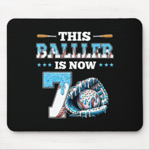 Verkauf Tropfen 7. Geburtstagsparty Boy Sport Fan  Mousepad
