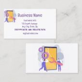 Verkauf und Dienstleistungen von Mobiltelefonen Visitenkarte (Vorne/Hinten)