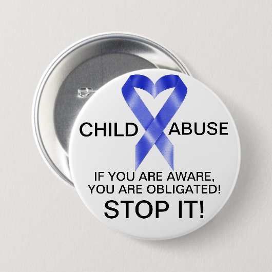 VERKAUF! Verhinderung von Kindesmissbrauch Button (Vorne & Hinten)