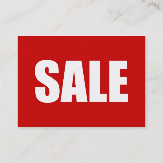 VERKAUF VISITENKARTE (Rückseite)