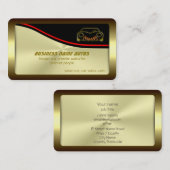 Verkauf von Auto - Klassisches Sportscar-Logo auf Visitenkarte (Vorne/Hinten)