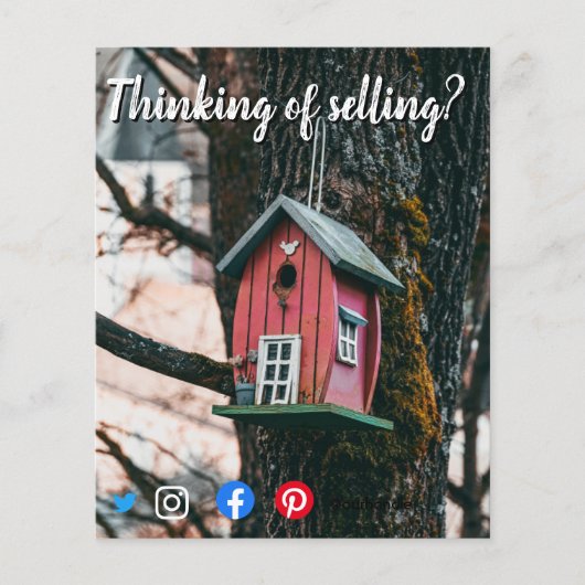 Verkauf von E-Mail-Real-Anwesen Marketing Vogelhau Flyer (Vorne)