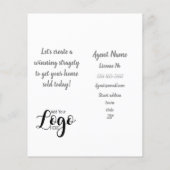 Verkauf von E-Mail-Verweisung Real Anwesen Marketi Flyer (Hinten)